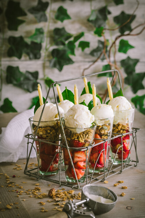 Susie Morrison Ice cream and granola