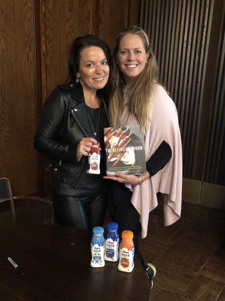 Julie Smolyansky and Healthy Living London writer Hannah Cox