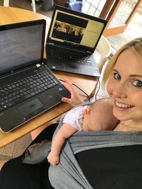 Writing up my interview with Meg in a truly postpartum fashion!
